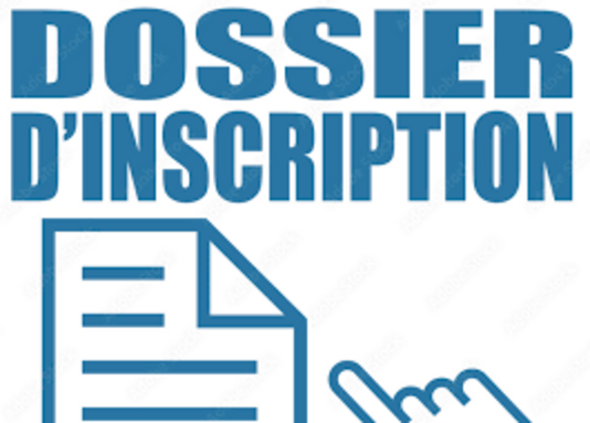 En pièce jointe de  vous trouverez le dossier d'inscription.